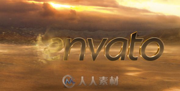 荒原沙化Logo演绎动画AE模板 Videohive Wasteland Logo Reveal 8012387