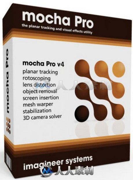 Mocha二维跟踪软件V4.1.3.10962版 Imagineer Systems mocha PRO V4.1.3.10962 CE