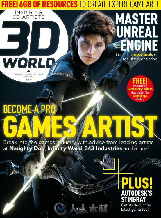 3D世界艺术杂志2016年4月刊 3D World April 2016