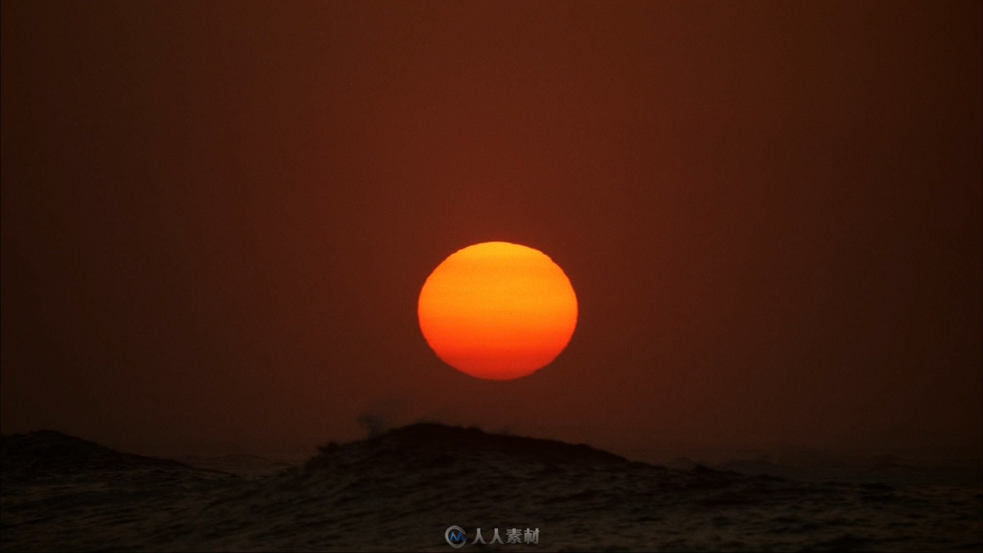 海边太阳波涛汹涌高清实拍视频素材