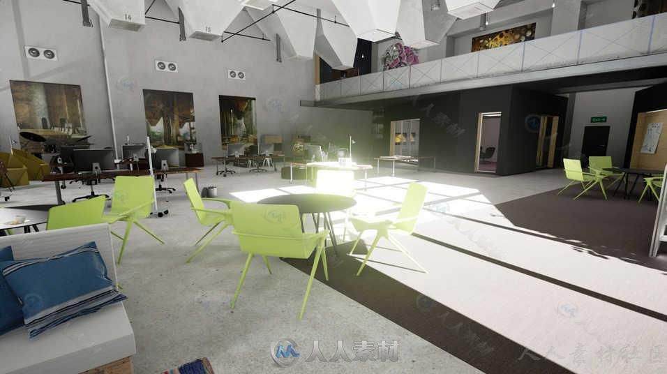 Unreal Engine 4游戏场景3D模型合辑第一季 EVERMOTION ARCHINTERIORS FOR UE4 VOL.1