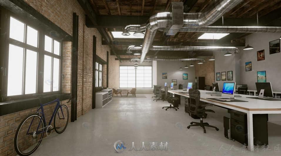 Unreal Engine 4游戏场景3D模型合辑第一季 EVERMOTION ARCHINTERIORS FOR UE4 VOL.1