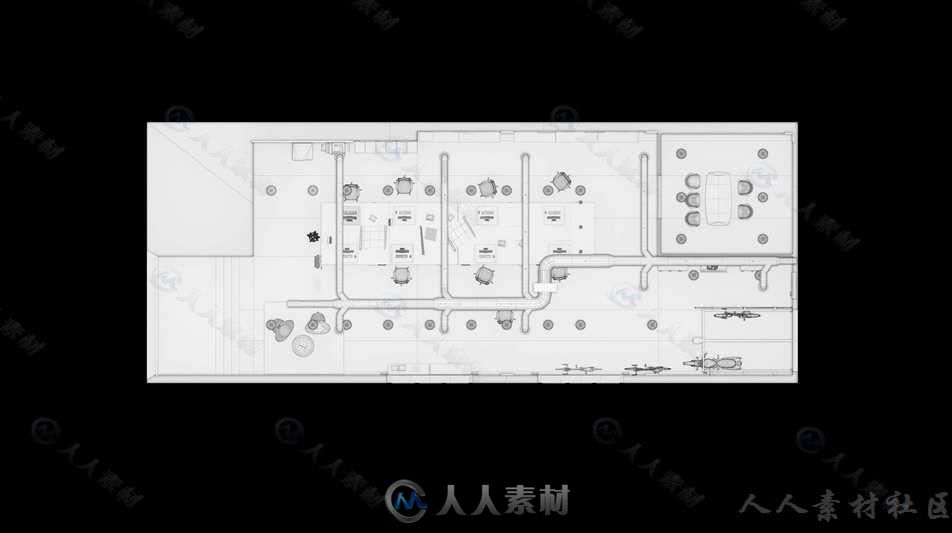 Unreal Engine 4游戏场景3D模型合辑第一季 EVERMOTION ARCHINTERIORS FOR UE4 VOL.1