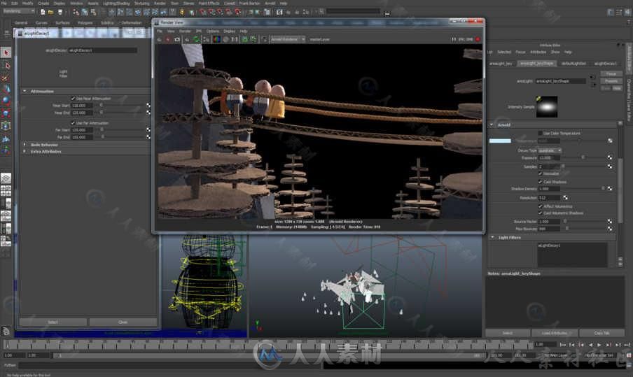 MtoA Arnold光线特效渲染Maya插件V1.2.7.0版 SolidAngle MtoA 1.2.7.0 FOR MAYA 20...