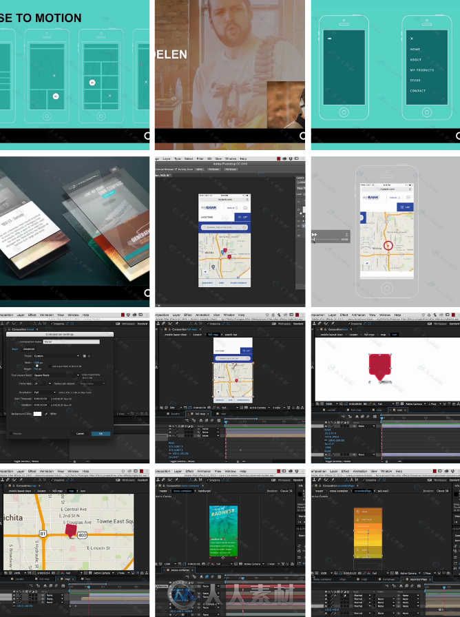 AE网页动画设计训练视频教程 InfiniteSkills Web Animation Prototyping with Afte...