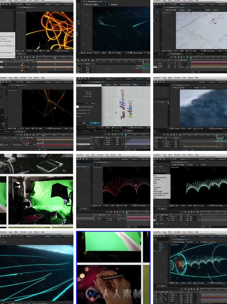 AE商业广告艺术动画设计理念视频教程 After Effects Breakdowns N-Trig Commercial