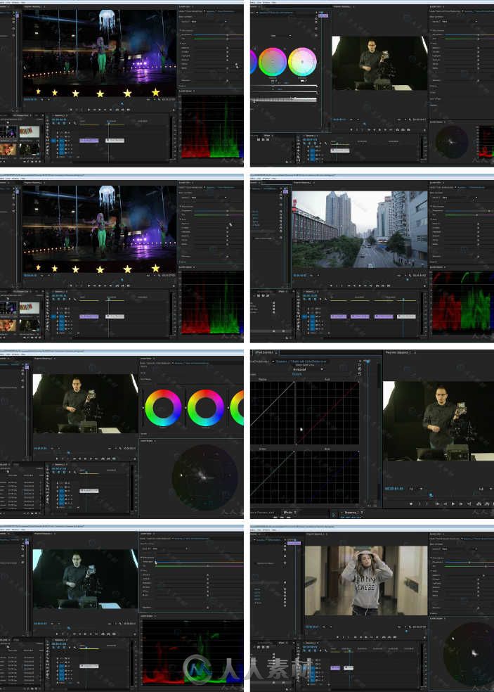 Premiere色彩校正高级训练视频教程 Tutsplus How to Color Correct Video With Ado...