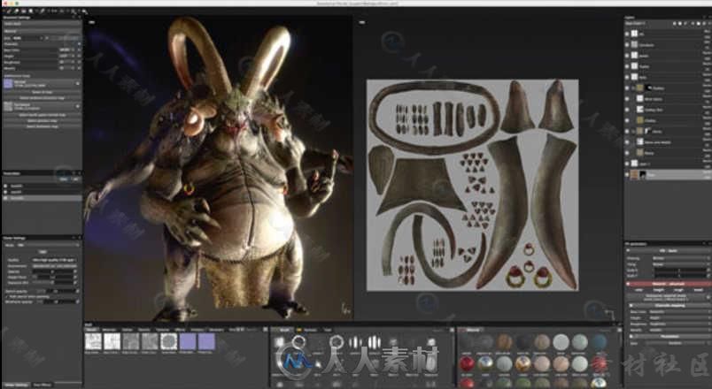 Substance Painter三维纹理材质绘画软件V2.6.0.1568版 ALLEGORITHMIC SUBSTANCE PA...