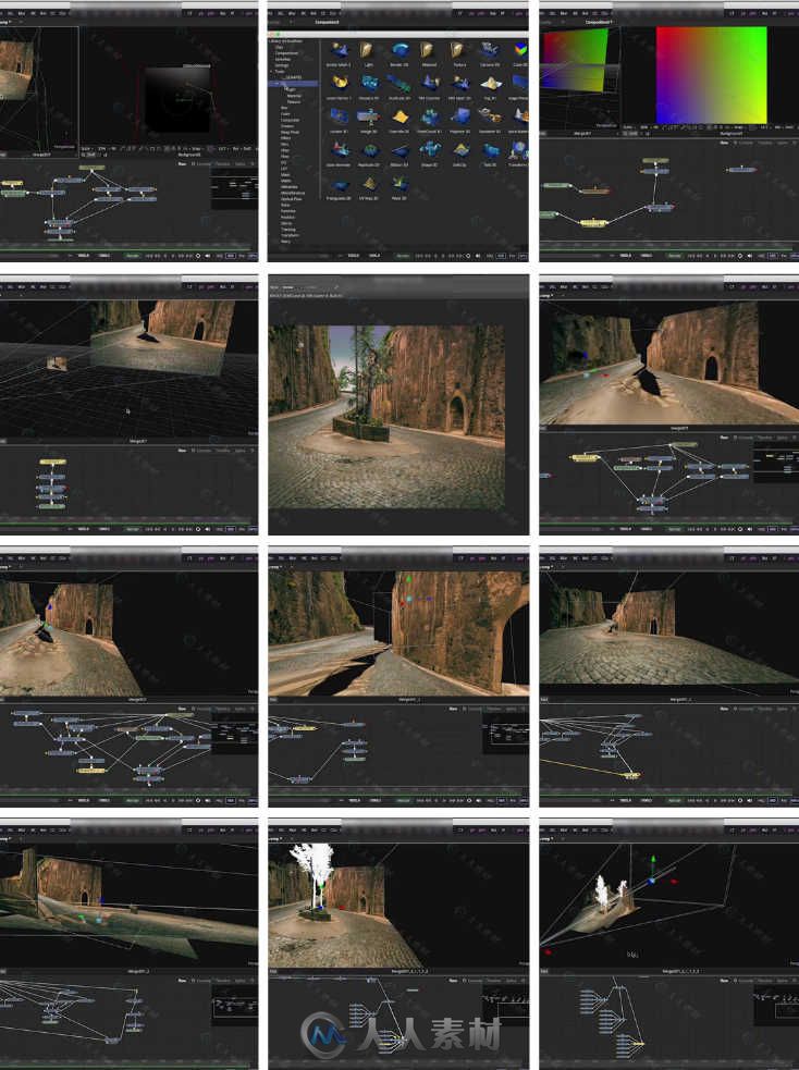 Fusion高级3D合成技术训练视频教程 cmiVFX Fusion Advanced 3D Compositing Techni...