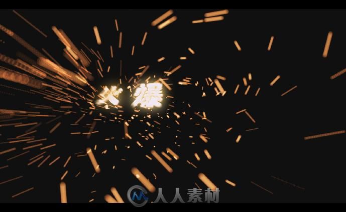 文字爆炸效果AE模版