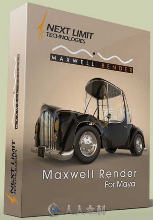 Maxwell Render麦克斯韦光谱渲染器Maya插件V3.2.12版 NextLimit Maxwell Render fo...