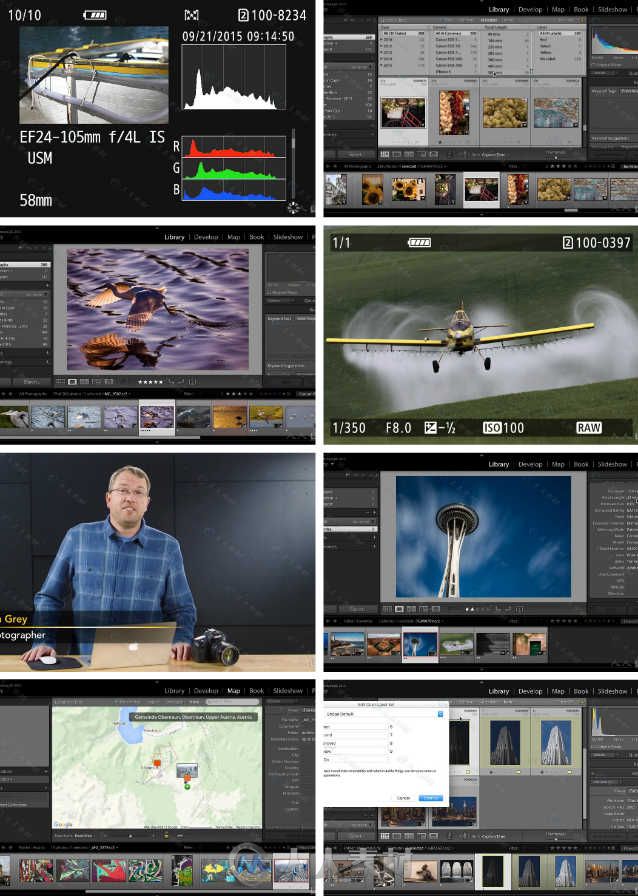 Lightroom照片数据流组织管理视频教程 Learn Photo Management Metadata