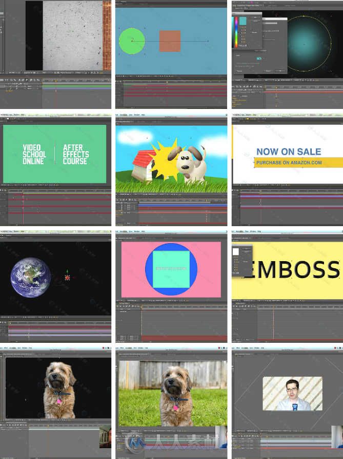 AE先进视觉艺术完整指南视频教程 Udemy Adobe After Effects The Complete Guide t...