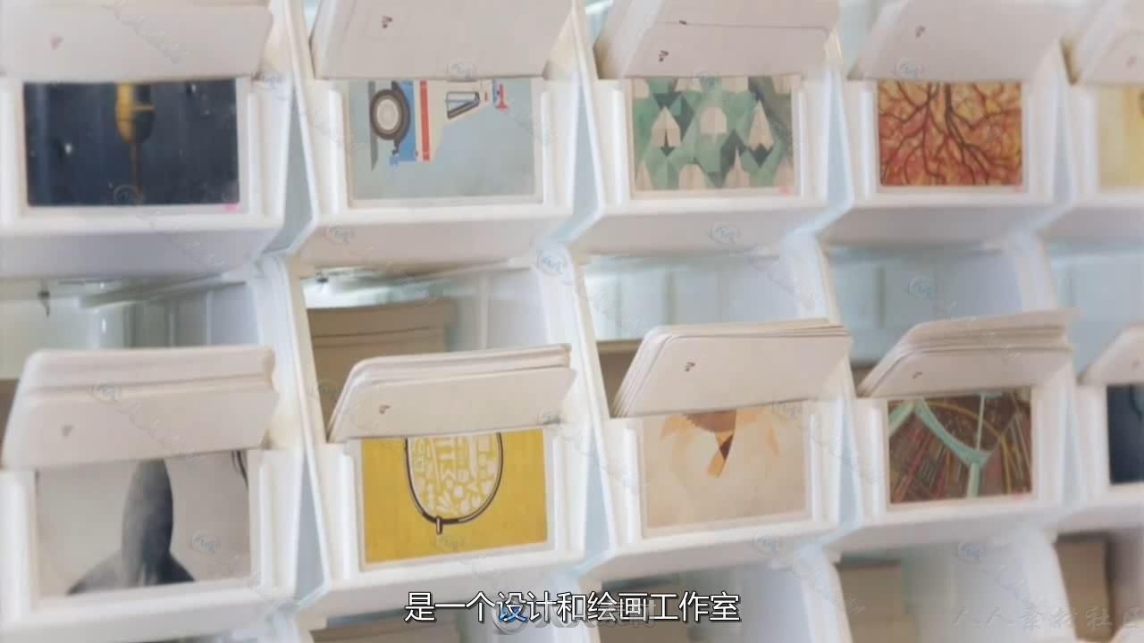 第68期中文字幕翻译教程《几何概念艺术动物形象插画绘制训练视频教程》人人素材字幕