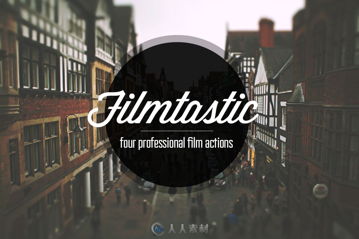 最佳电影调色图像处理特效PS动作Filmtastic Photoshop Film Actions