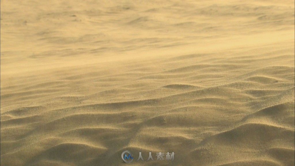 沙漠风沙高清实拍视频素材
