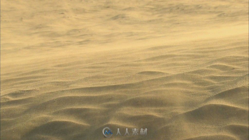 沙漠风沙高清实拍视频素材