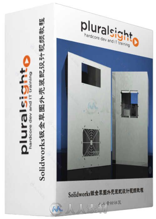 Solidworks钣金草图外壳装配设计视频教程 Pluralsight solidworks sheet metal ske...