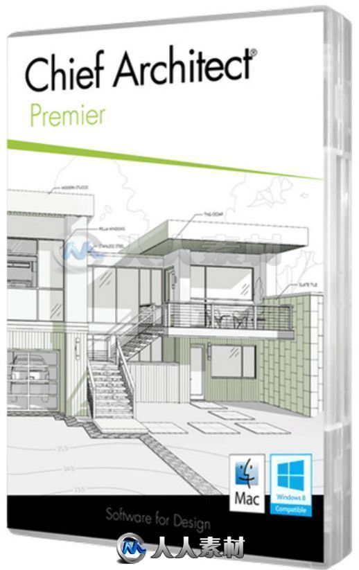 Chief Architect Premier首席建筑师软件X8 V18.2.1.2版 Chief Architect Premier X...