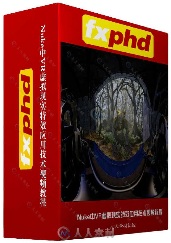 Nuke中VR虚拟现实特效应用技术视频教程 FXPHD NUK234 IMMERSIVE VR COMPOSITING IN...