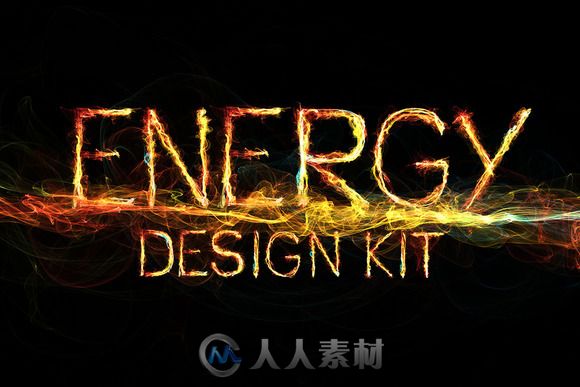 能量波纹特效PS动作Energy_Design_Kit