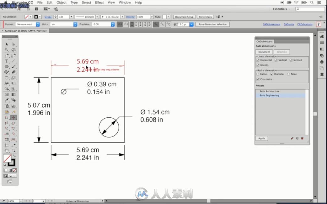 AI插件-工程制图距离测量图形标注绘制插件中英文版Hot Door CADTools 10.0.2