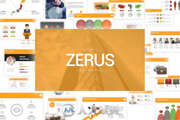 多用途展示PPT模板Zerus_-_PowerPoint_Template