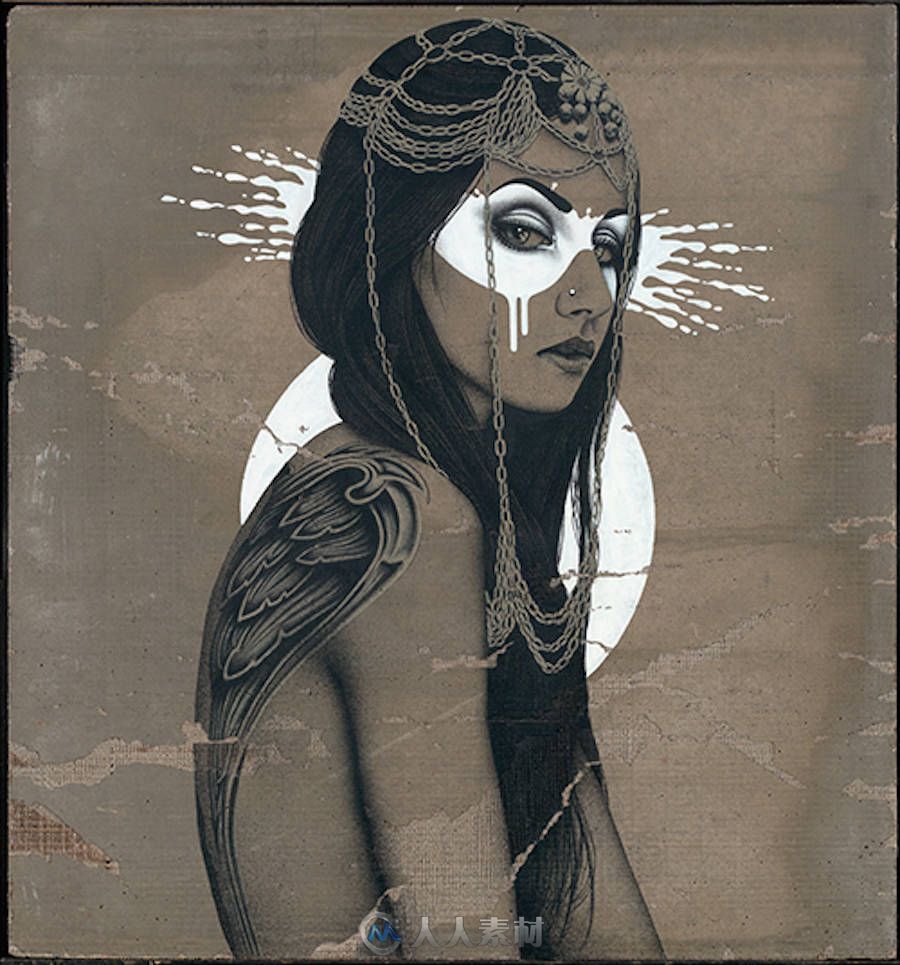 Amazing Women Illustrations by Fin Dac-抽象人画