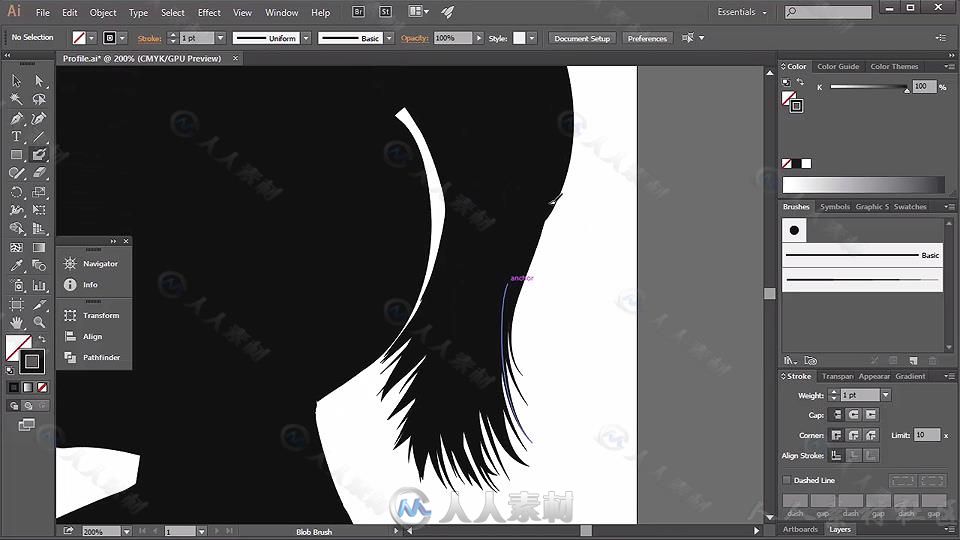 Illustrator矢量剪影技术基础训练视频教程 TUTSPLUS VECTOR SILHOUETTES FOR BEGIN...