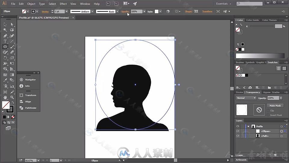 Illustrator矢量剪影技术基础训练视频教程 TUTSPLUS VECTOR SILHOUETTES FOR BEGIN...