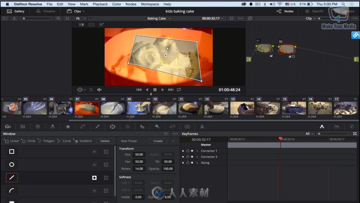 达芬奇调色软件12全面基础视频编辑培训案例教程Udemy – Video Editing using DaVi...