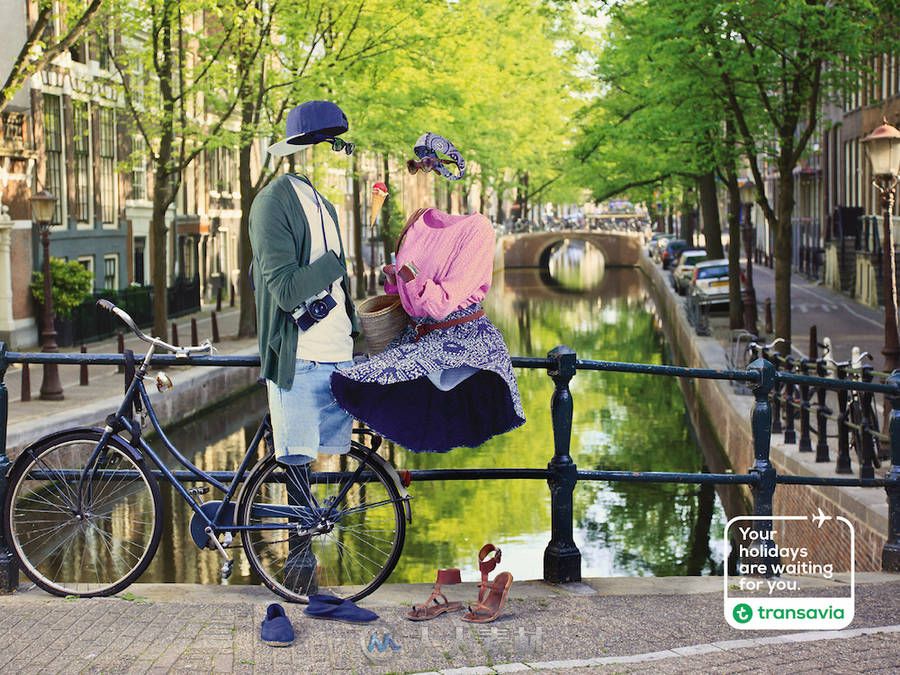 Transavia – Waiting Week-end Ad-创意展示服装