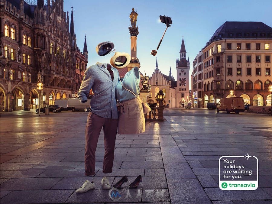 Transavia – Waiting Week-end Ad-创意展示服装