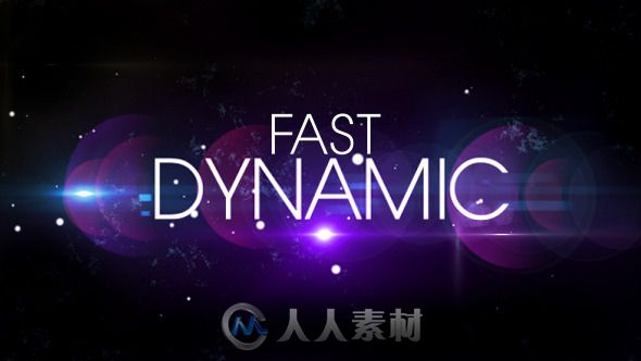 时尚动感图片视频相册动画AE模板Fast Dynamic Slideshow