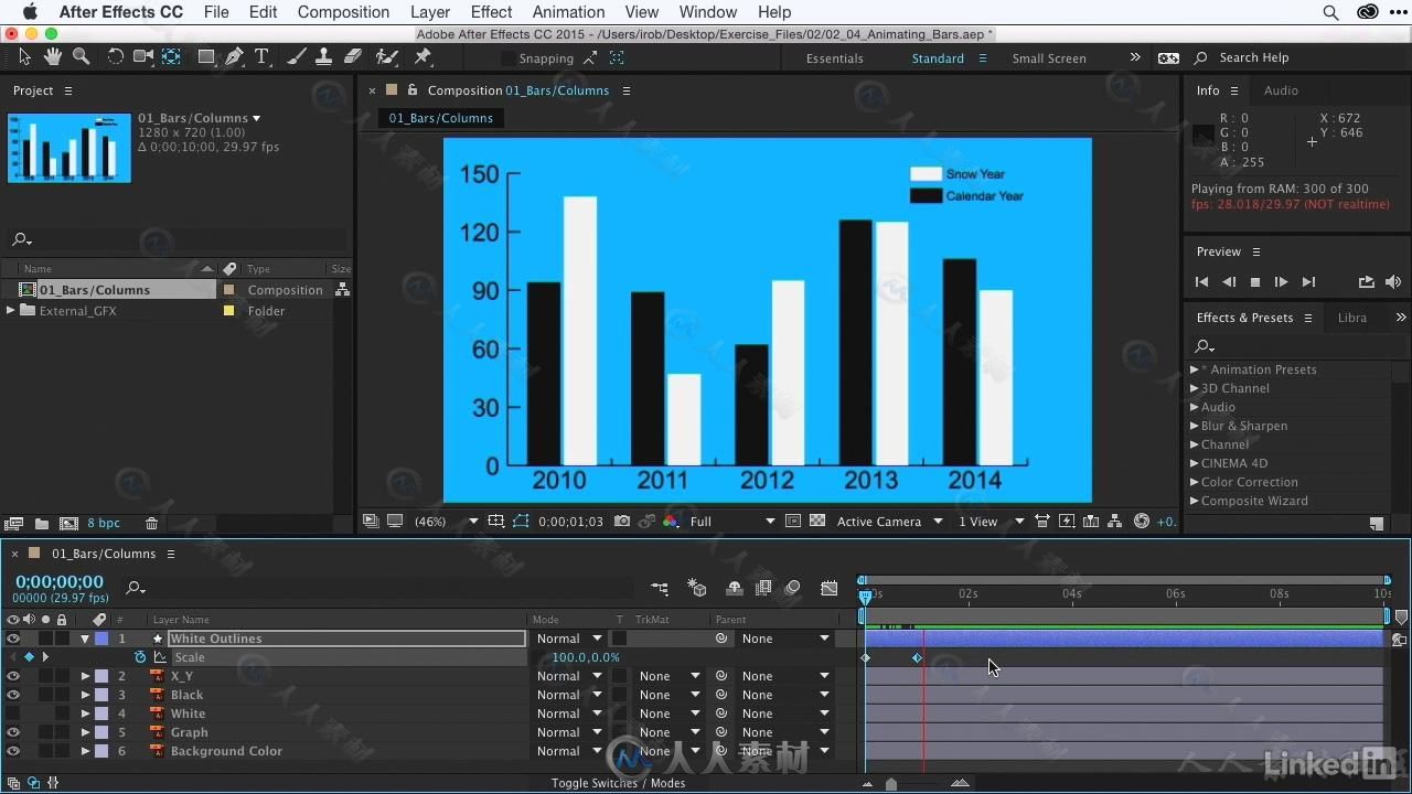 AE信息图标动画特效实例制作视频教程 After Effects Guru Animating Infographics