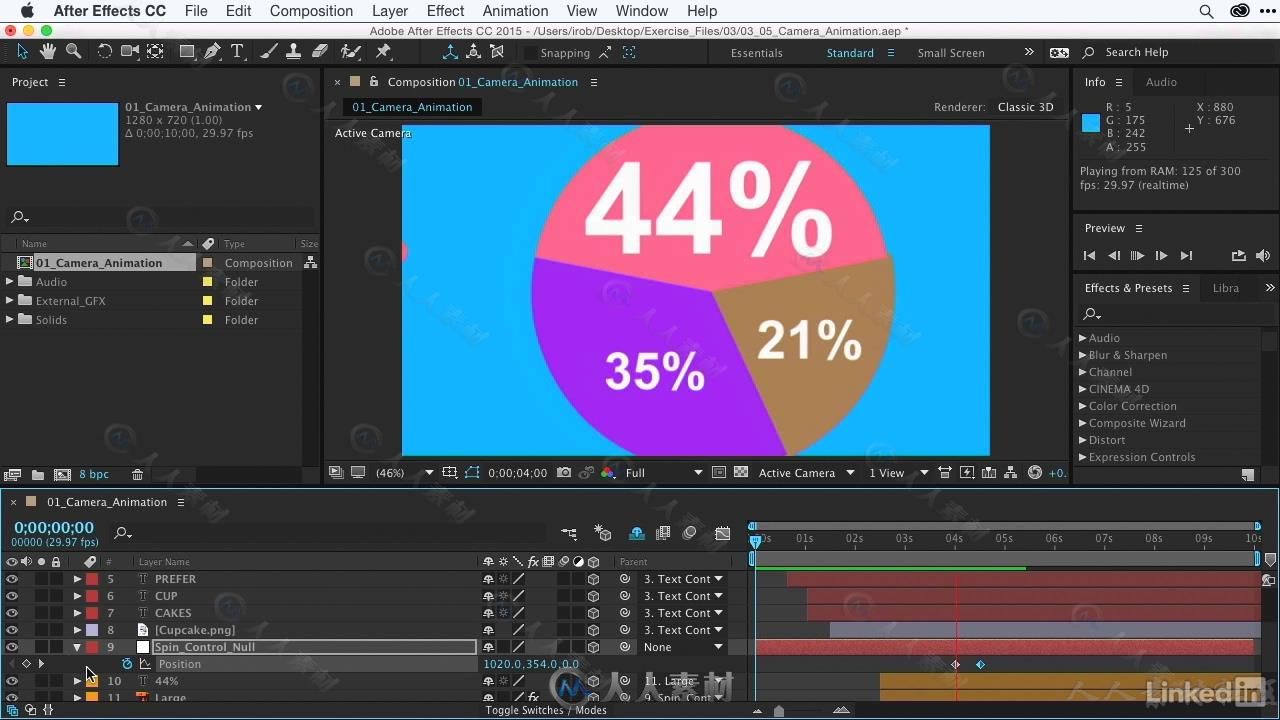 AE信息图标动画特效实例制作视频教程 After Effects Guru Animating Infographics