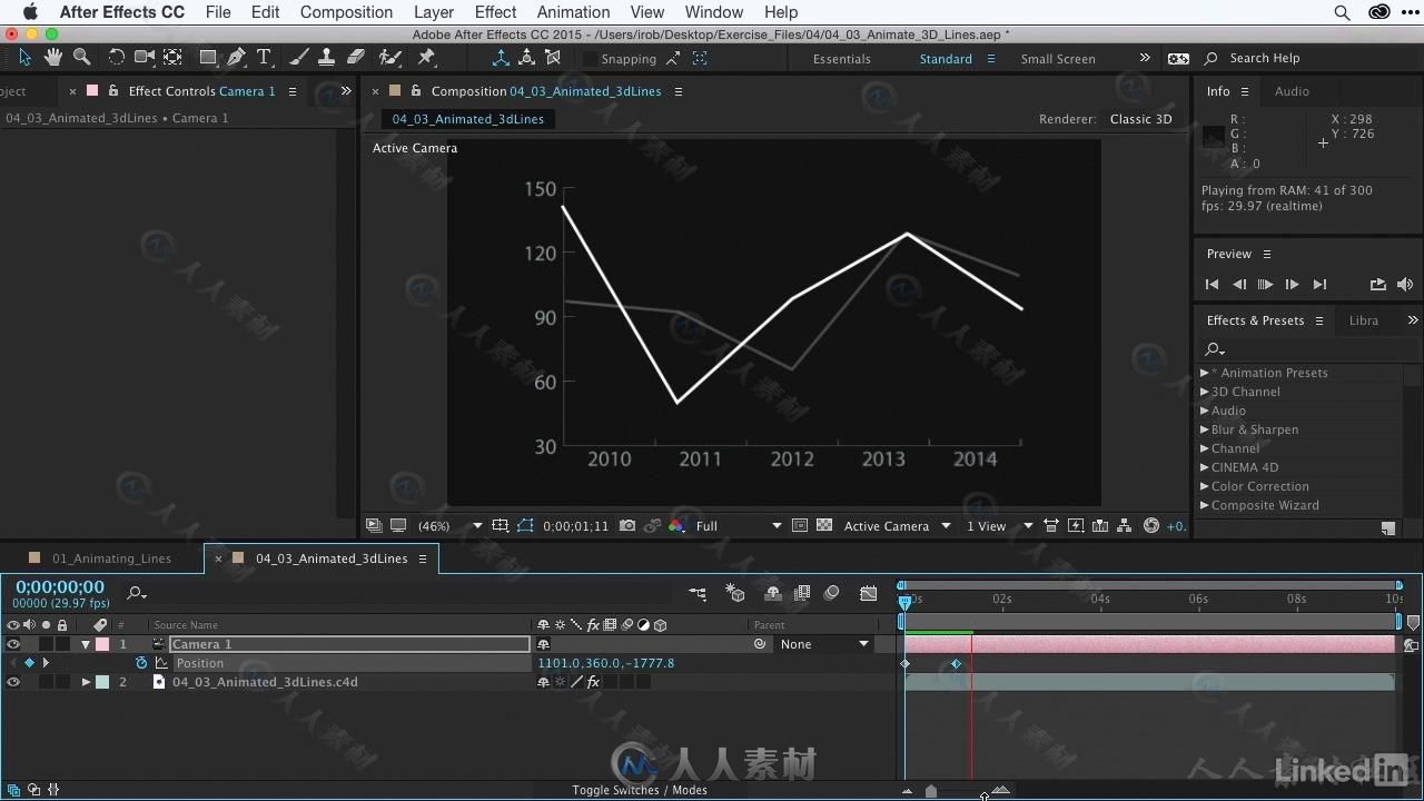 AE信息图标动画特效实例制作视频教程 After Effects Guru Animating Infographics