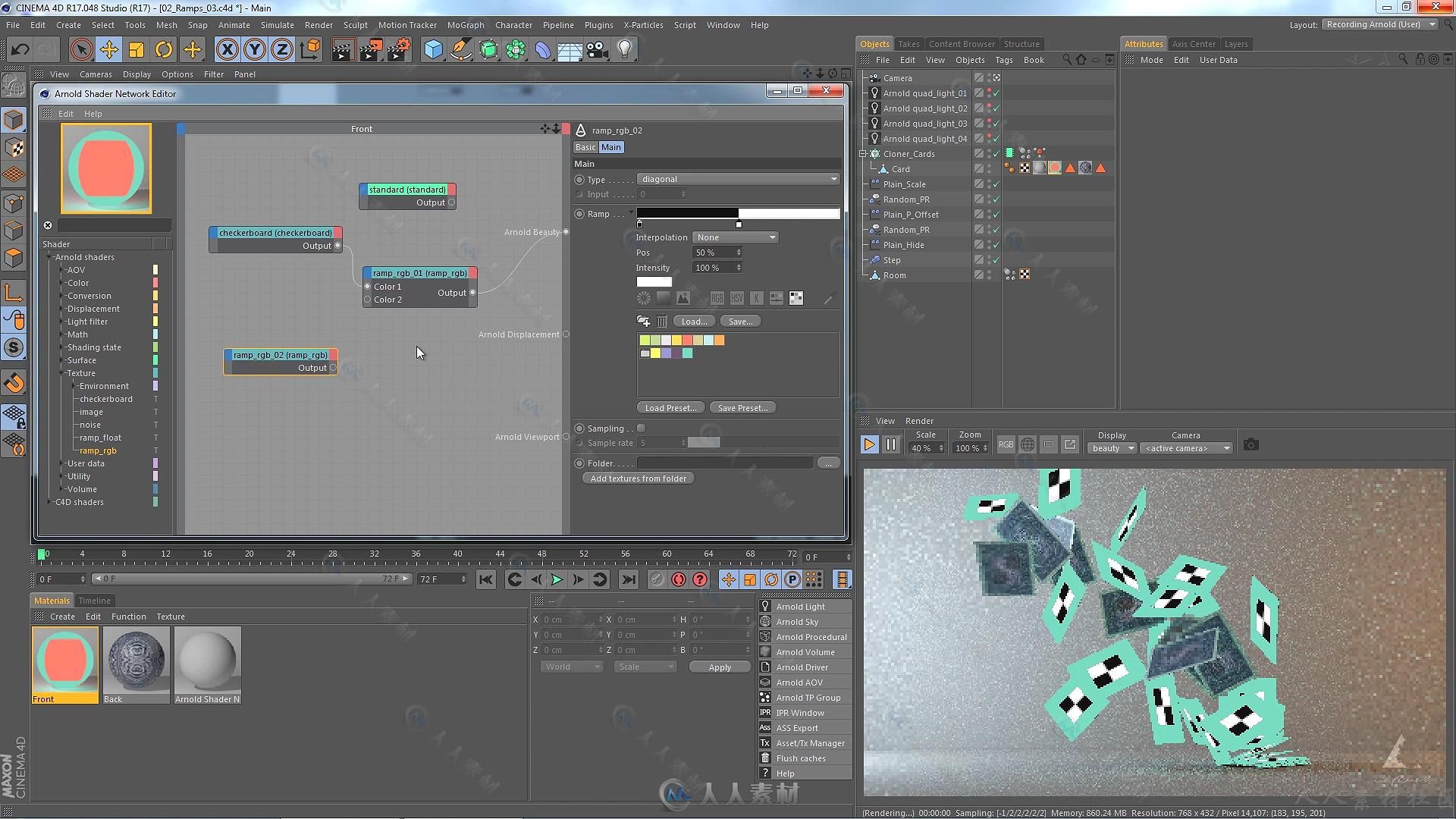 C4D中Arnold高级渲染技术实例训练视频教程  INLIFETHRILL MASTERING ARNOLD RENDER...