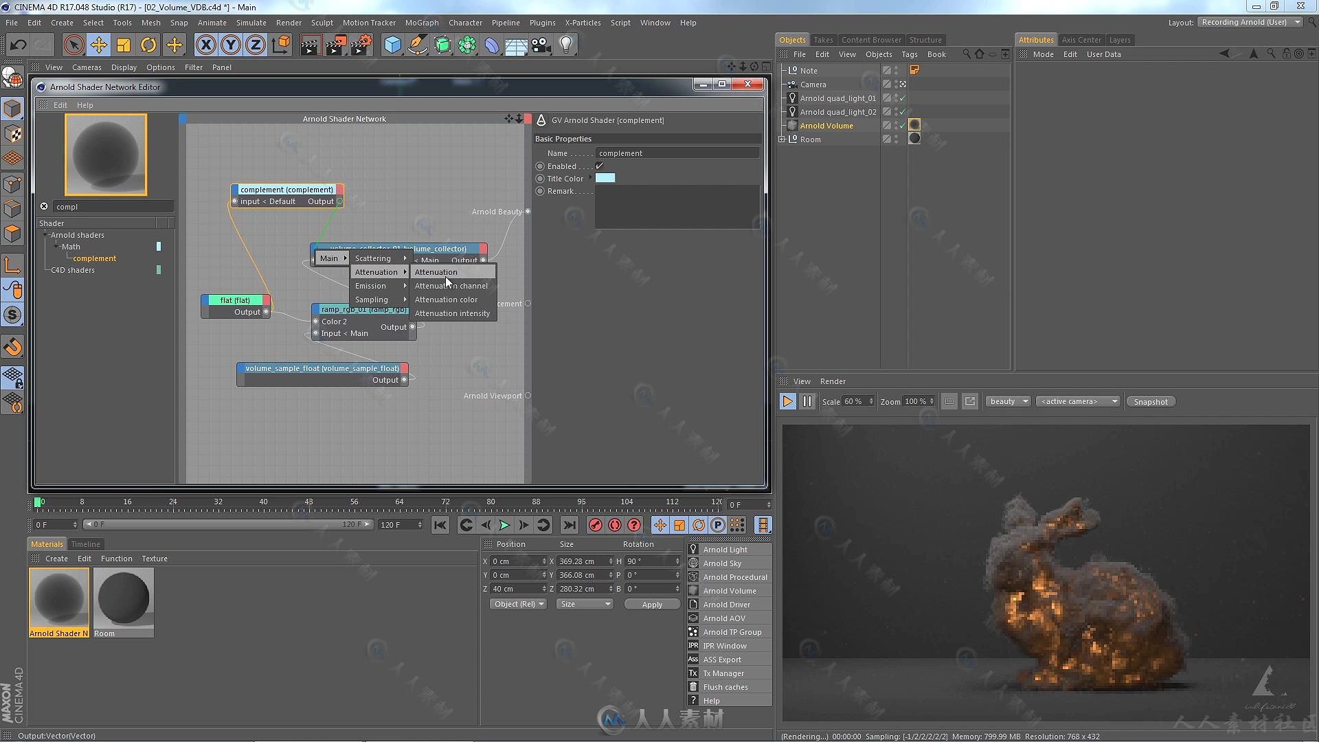 C4D中Arnold高级渲染技术实例训练视频教程  INLIFETHRILL MASTERING ARNOLD RENDER...