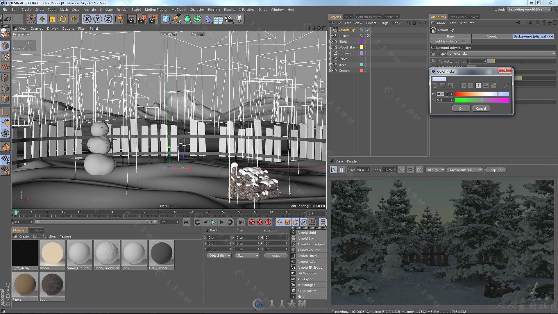 C4D中Arnold高级渲染技术实例训练视频教程  INLIFETHRILL MASTERING ARNOLD RENDER...