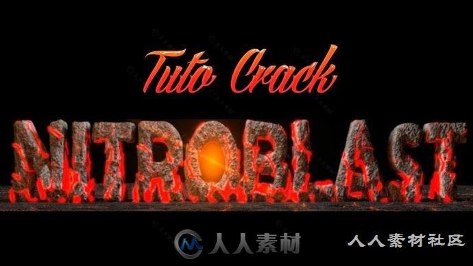 Nitro4D NitroBlast破碎特效C4D插件V2.02版 NITRO4D NITROBLAST V2.02 R13-R17 COM...