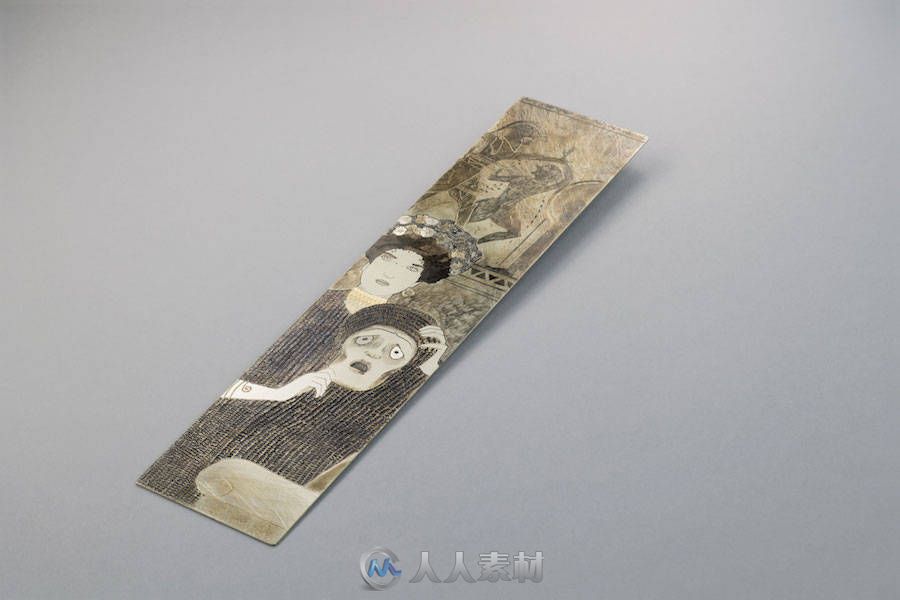 创意书签-Poetic Hand-Cut Silver Bookmarks