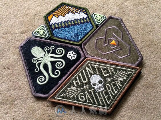 徽标设计-Gallery: 27 Beautiful Patch Designs