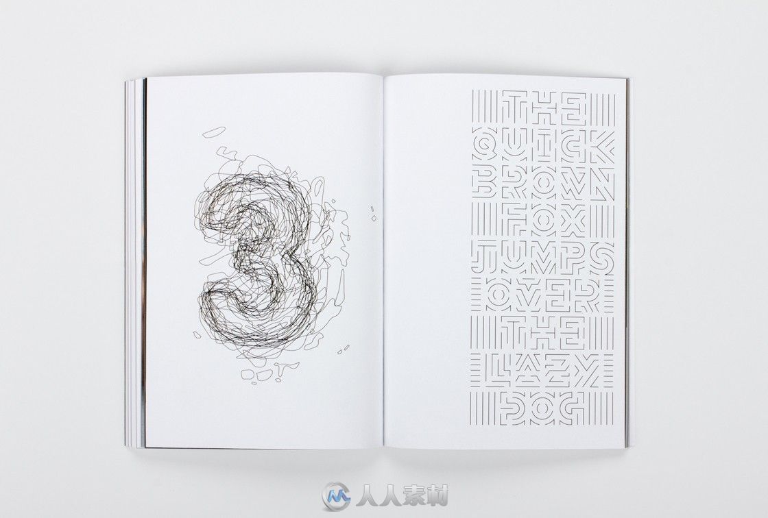 创意印刷展示– typography and material behavior