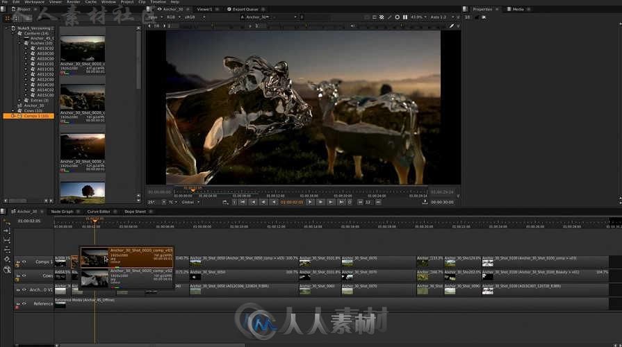 Nuke影视后期特效合成软件10.5V4版 THE FOUNDRY NUKE STUDIO V10.5V4 WIN MAC Linux