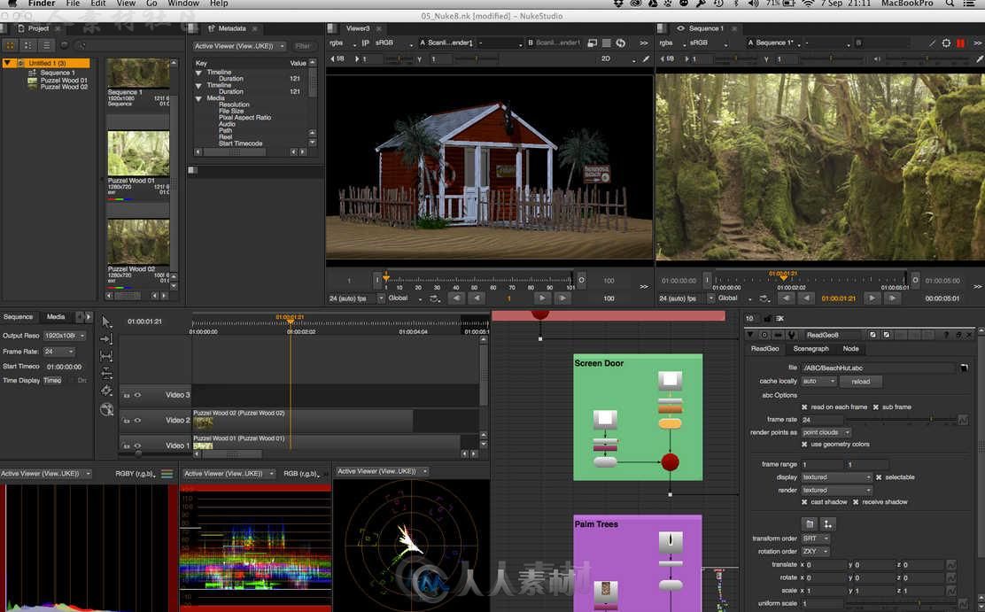 Nuke Studio影视后期特效合成软件10.0V5版 THE FOUNDRY NUKE 10.0V5 WIN MAC