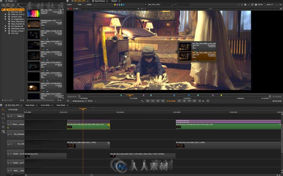 Nuke影视后期特效合成软件10.5V4版 THE FOUNDRY NUKE STUDIO V10.5V4 WIN MAC Linux