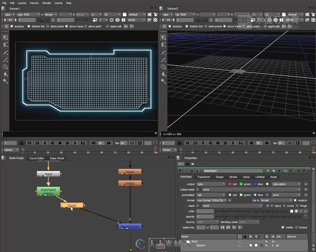 水晶石影视后期精粹：After Effects &amp; Nuke影视后期合成