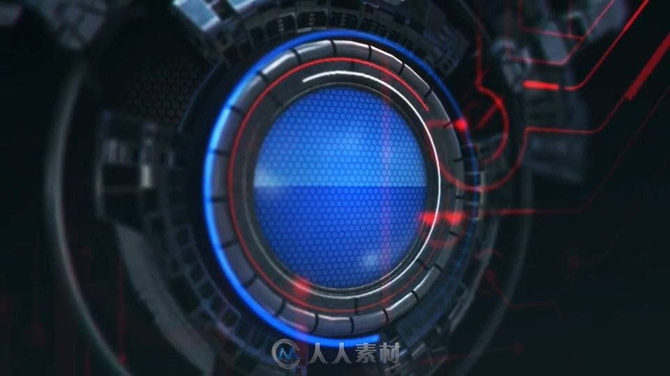 大气震撼的高科技科幻文字标题标志LOGO演绎AE模板 TECHNO LOGO 8323108 VIDEOHIVE