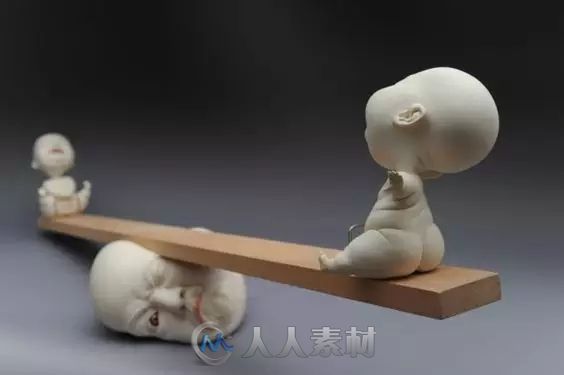 把人看哭的一组雕塑作品